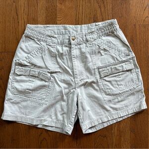 Flyers Outdoor 5” Cargo Shorts Mens Size 36 100% Cotton Sand Beige Color